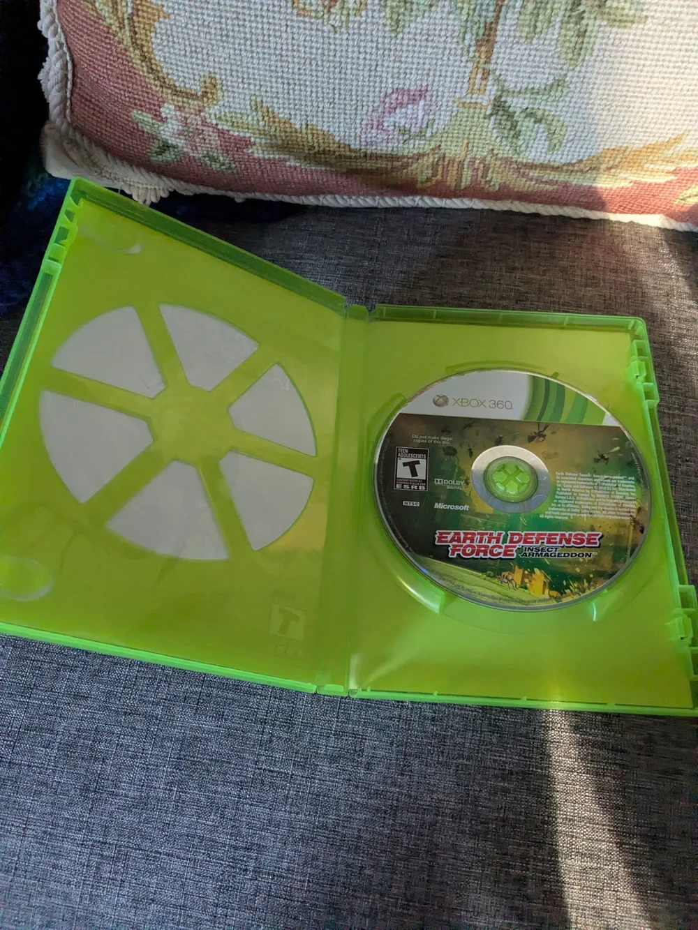 XBOX 360 game featuring Earth Defense Force: Insect Armageddon.